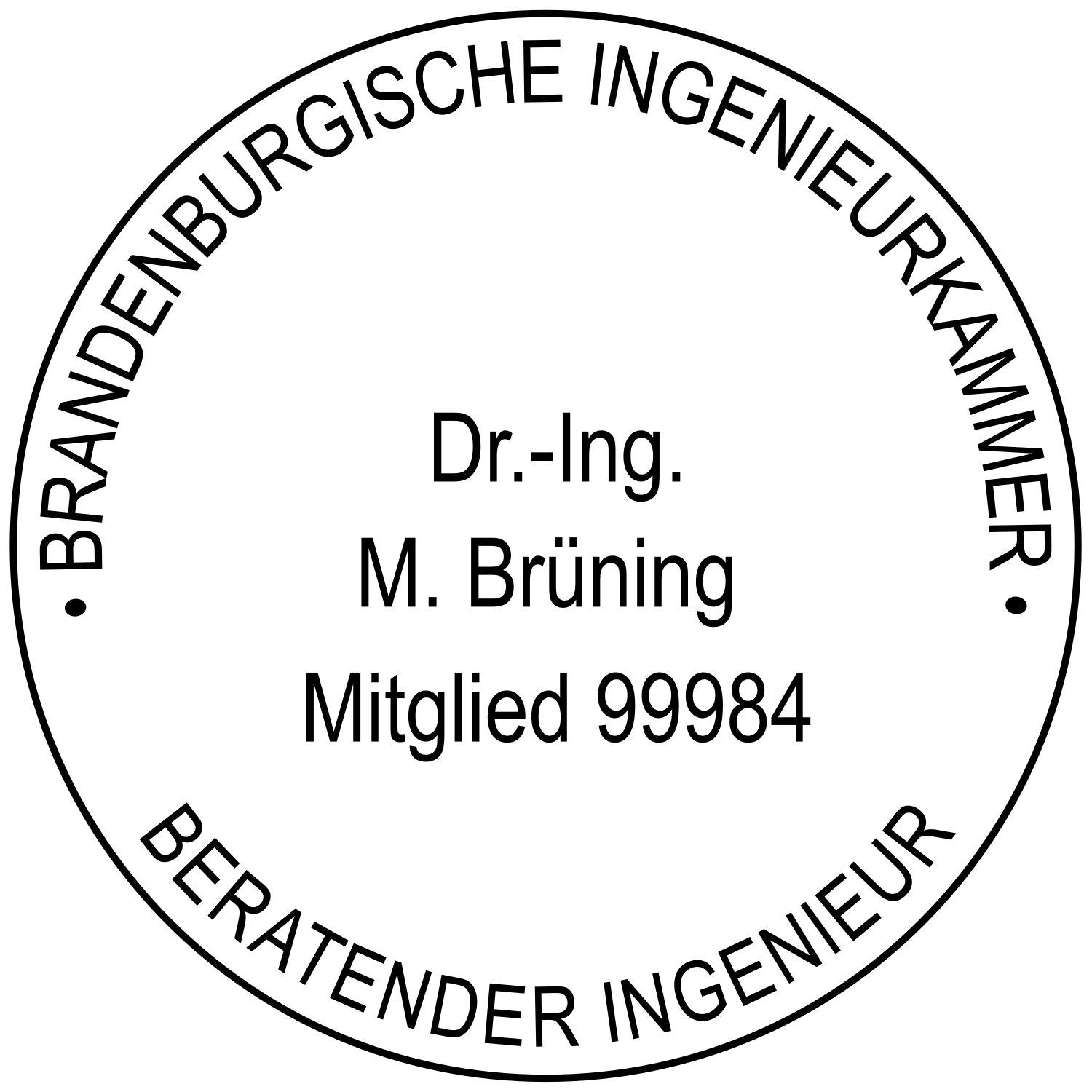 Dr. Brüning - Beratender Ingenieur Brandenburgische Ingenieurkammer